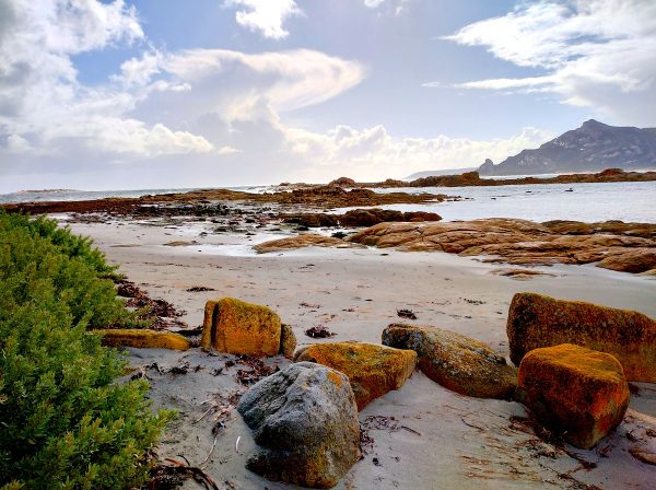 Stunning seaside with Oakridge Holiday House, Killiecrankie, Flinders Island, Tasmania.